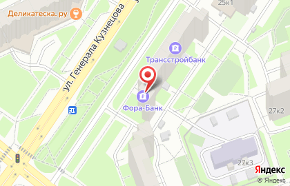 Банкомат Фора-Банк на метро Жулебино на карте