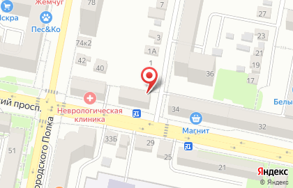 Салон-парикмахерская Дуэт на Белгородском проспекте на карте