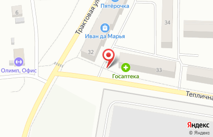 Аптека ГосАптека на Тепличной улице на карте
