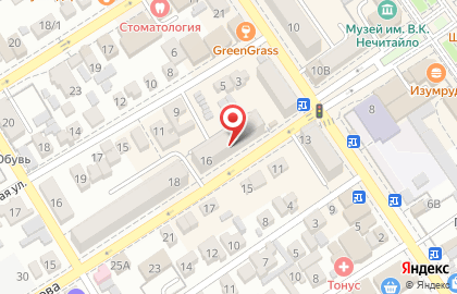 Ювелирный салон Топаз, ювелирный салон на улице Ворошилова на карте