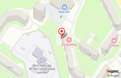Киоск по продаже фруктов и овощей на улице Попова на карте