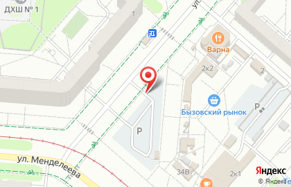 Автостоянка в Казани на карте