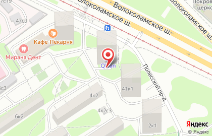 Миндаль на Волоколамском шоссе на карте