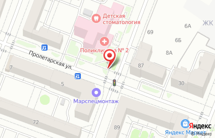 Киоск по продаже печатной продукции Пресса на Советской улице, 56/1 киоск на карте