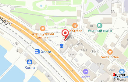 Фирменный магазин кондитерских и хлебобулочных изделий Сочинский хлебокомбинат на Платановой улице на карте
