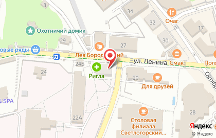 Магазин в Калининграде на карте