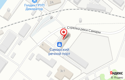 ОАО Самарский речной порт на карте