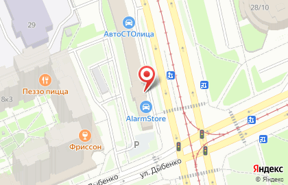 Установочный центр AlarmStore на Дальневосточном проспекте на карте
