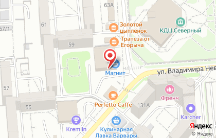 Автошкола Форсаж на Владимира Невского улице на карте