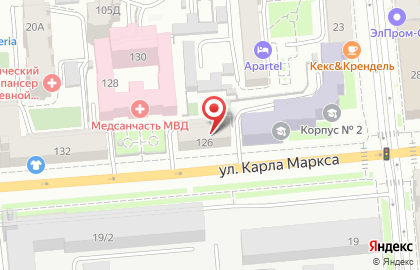 УФМС, Управление Федеральной миграционной службы по Красноярскому краю на улице Карла Маркса на карте