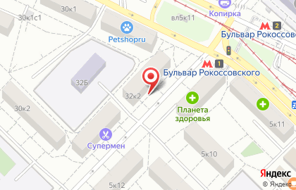 Избёнка на Ивантеевской улице на карте
