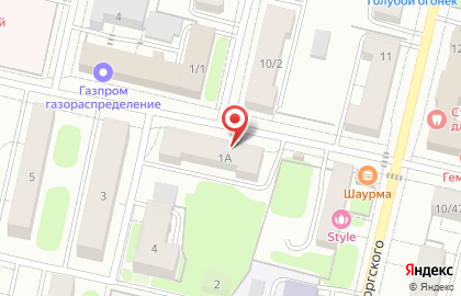Магазин овощей и фруктов на улице Фурманова на карте