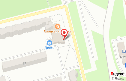 Супермаркет Дикси в Пушкинском районе на карте