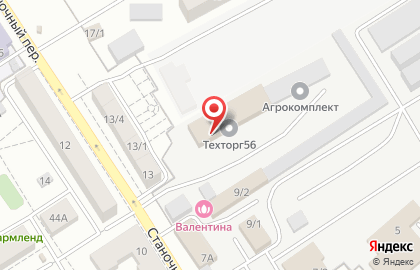 Андреев в Промышленном районе на карте