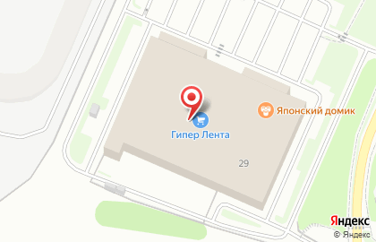Сеть торговых комплексов Лента в Калининском районе на карте