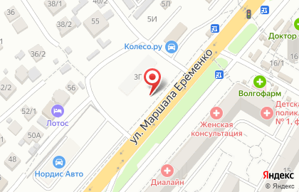 Билборды (6х3 м) от РА Экспресс-Сити в Краснооктябрьском районе на карте