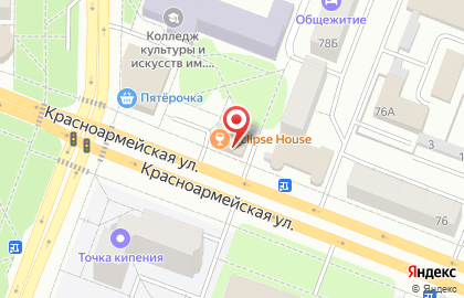 Ресторан доставки японской кухни Суши Мастер на Красноармейской улице на карте