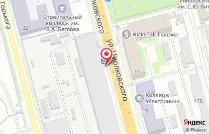 Продуктовый магазин в Рязани на карте