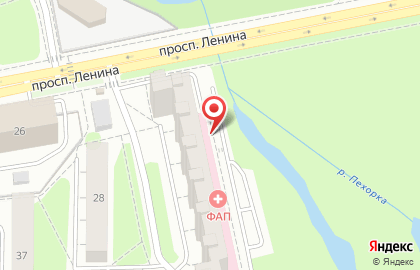 Кафе Прокуратура на проспекте Ленина на карте