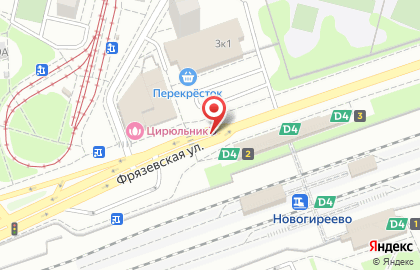 Мобил Элемент на Фрязевской улице на карте