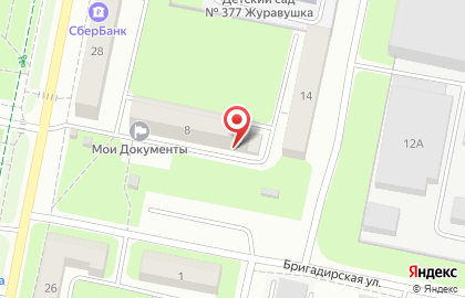 Участковый пункт полиции в Свердловском районе на карте