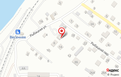 Отделение почтовой связи №54 на Рыбацкой улице на карте