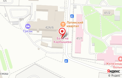 Торгово-производственная фирма Омские Окна на улице Карбышева на карте