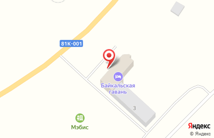 База отдыха Байкальская гавань в Улан-Удэ на карте