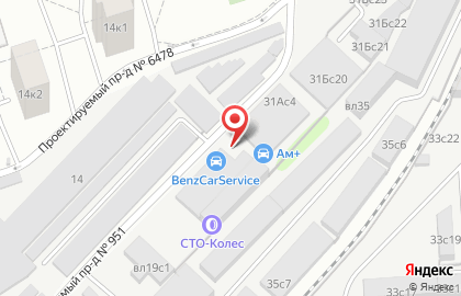 БенцКарСервис на улице Ибрагимова на карте