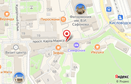 Магазин Московские конфеты в Ставрополе на карте