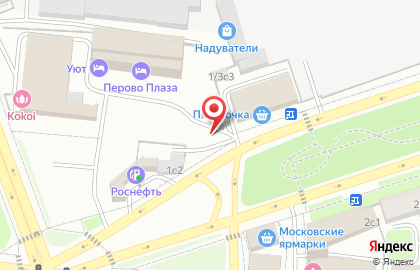 Парикмахерская в Москве на карте