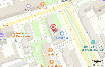 Сеть супермаркетов Пятёрочка на Комсомольском проспекте на карте