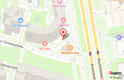 ООО АвтоЭксперт на Коломяжском проспекте на карте