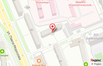 Общежитие Хабаровский педагогический колледж в Индустриальном районе на карте