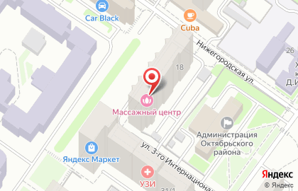 Стоматологическая клиника Пушилиных на Нижегородской улице на карте