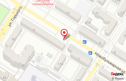 Торговая компания ЯR на Новобульварной улице, 9А на карте