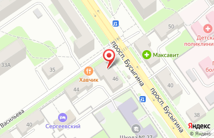Продуктовый магазин Малинка в Автозаводском районе на карте