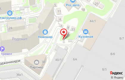 АртЛайн на улице Орджоникидзе на карте