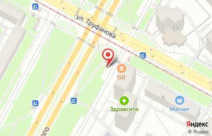 Павильон по продаже овощей и фруктов по продаже овощей и фруктов на проспекте Дзержинского на карте