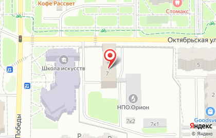 ОАО Банкомат, АКБ Московский Областной Банк на Октябрьской улице на карте