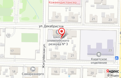 Жигулёвская Федерация Бокса, АНО на карте
