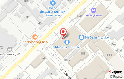 Мебельная компания Е1 в Ворошиловском районе на карте