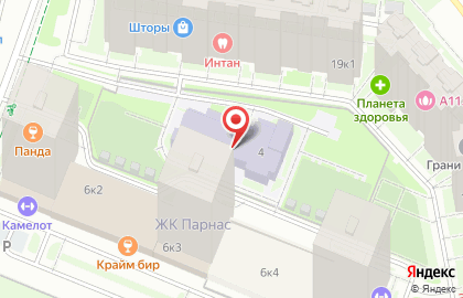 Детский сад №13 Выборгского района Санкт-Петербурга на карте