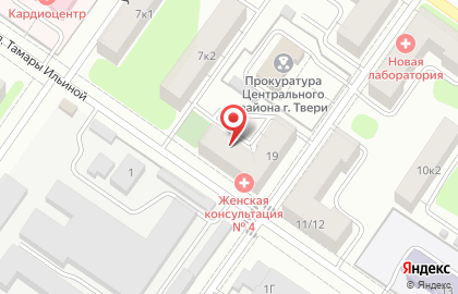 Женская консультация Родильный дом №4 в Твери на карте