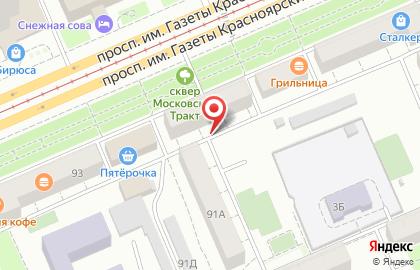 Танго в Кировском районе на карте