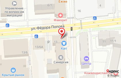 Магазин мебели и товаров для дома из ИКЕА Стокгольм на карте