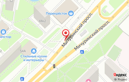 Аптекарь на Проспекте Вернадского (пр-кт Мичуринский) на карте