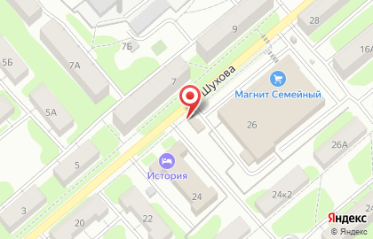 Шиномонтажная мастерская в Пролетарском районе на карте
