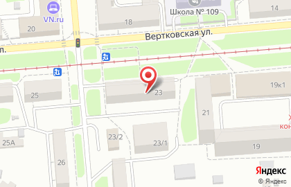 ООО Торн на Вертковской улице на карте