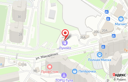 Лукойл-Центрнефтепродукт в Привокзальном районе на карте